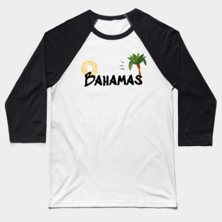 Bahamas island typography Baseball T-Shirt